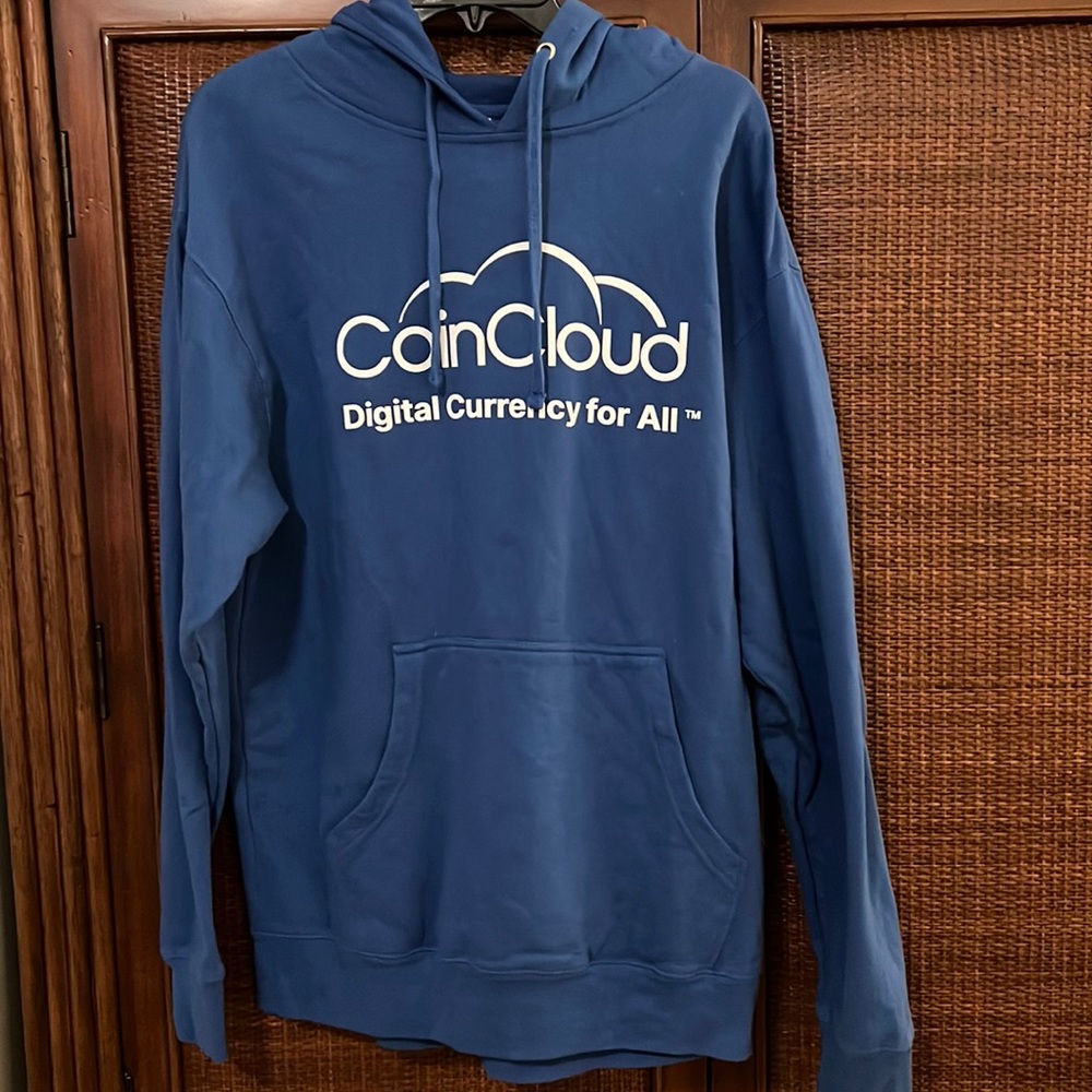 NWOT•”COIN CLOUD” HOODIE•UNISEX•SIZE L•